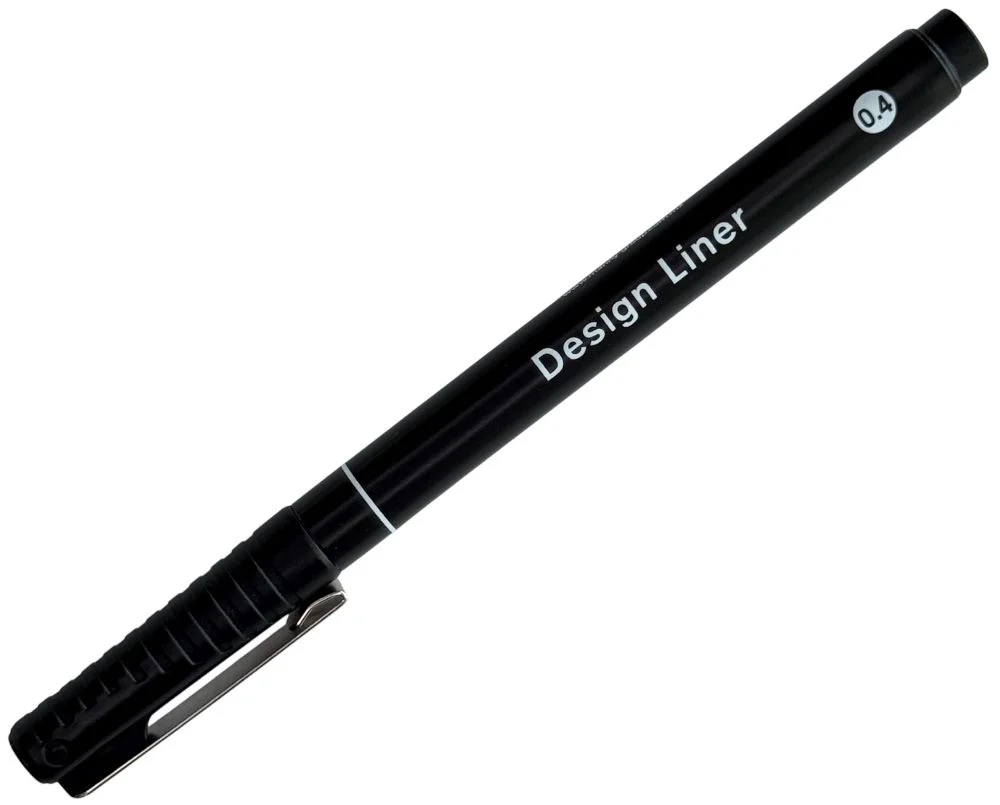 Estilógrafo Desechable  Negro Design Liner MANNY® [Pieza] - Image 15