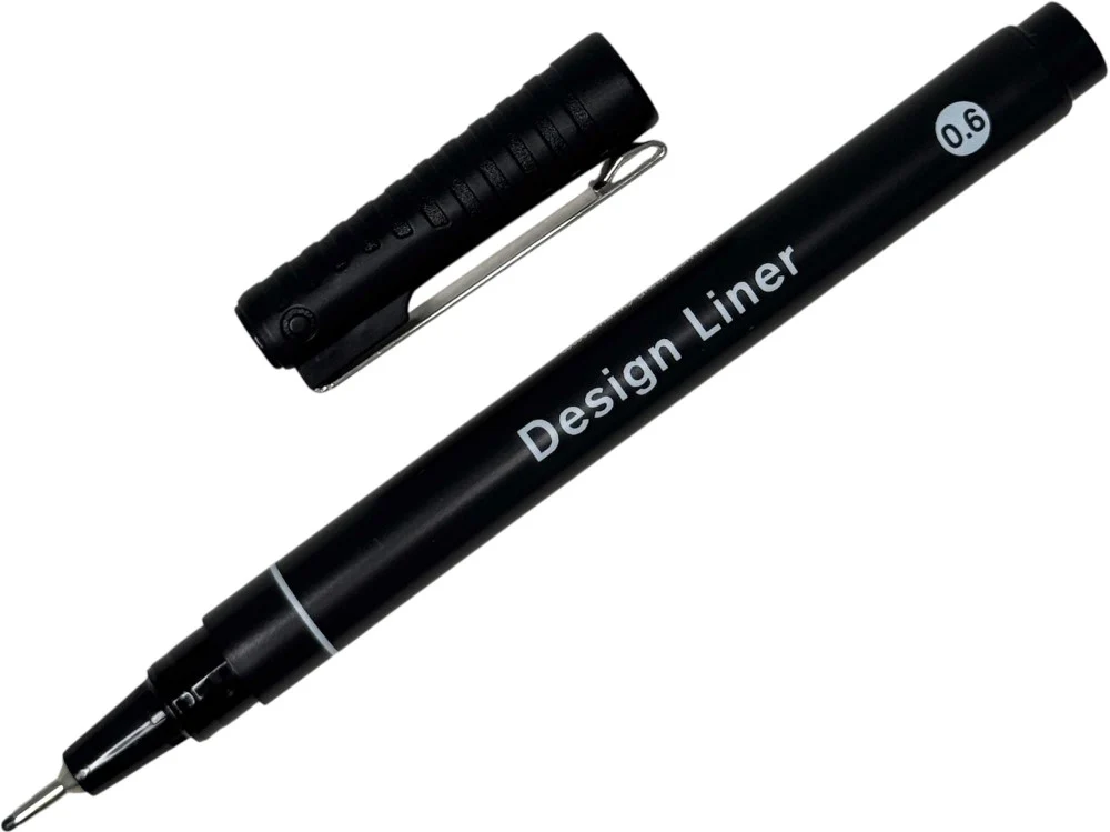 Estilógrafo Desechable  Negro Design Liner MANNY® [Pieza] - Image 17