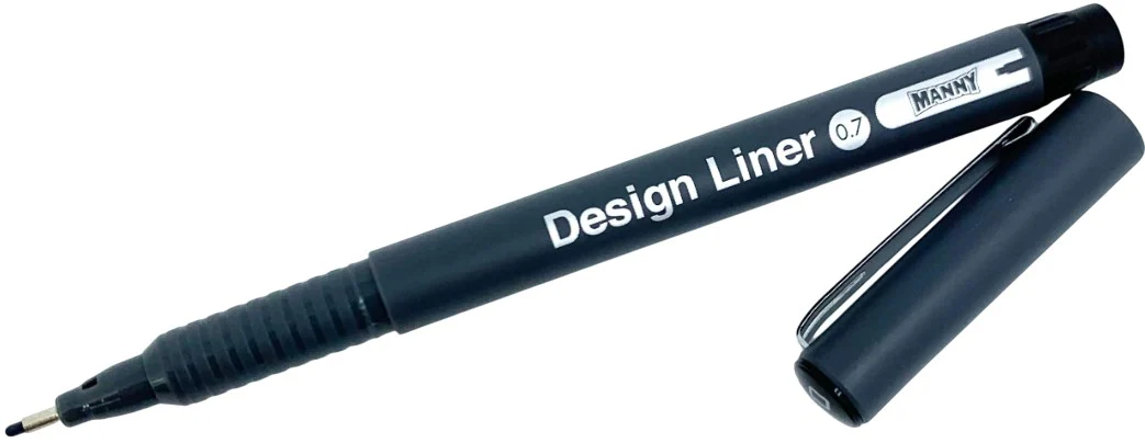 Estilógrafo Desechable  Negro Design Liner MANNY® [Pieza] - Image 20