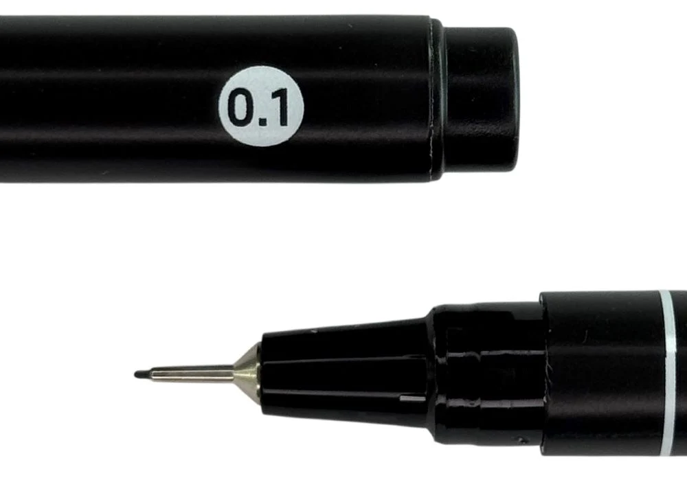 Estilógrafo Desechable  Negro Design Liner MANNY® [Pieza] - Image 5
