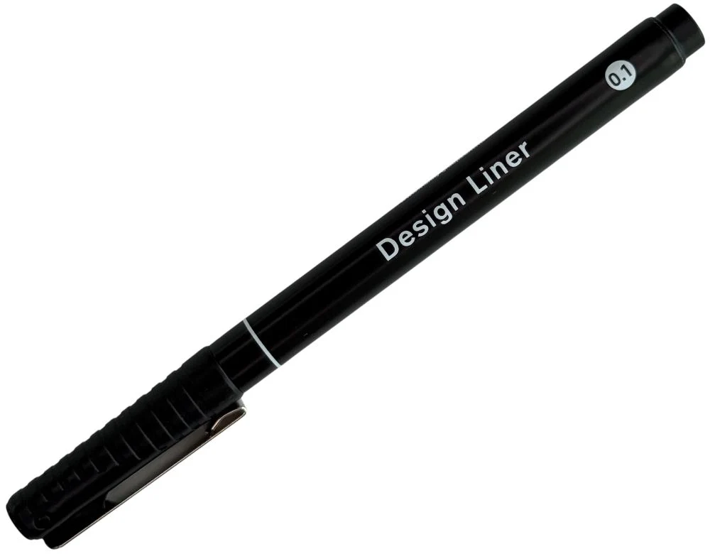 Estilógrafo Desechable  Negro Design Liner MANNY® [Pieza] - Image 6