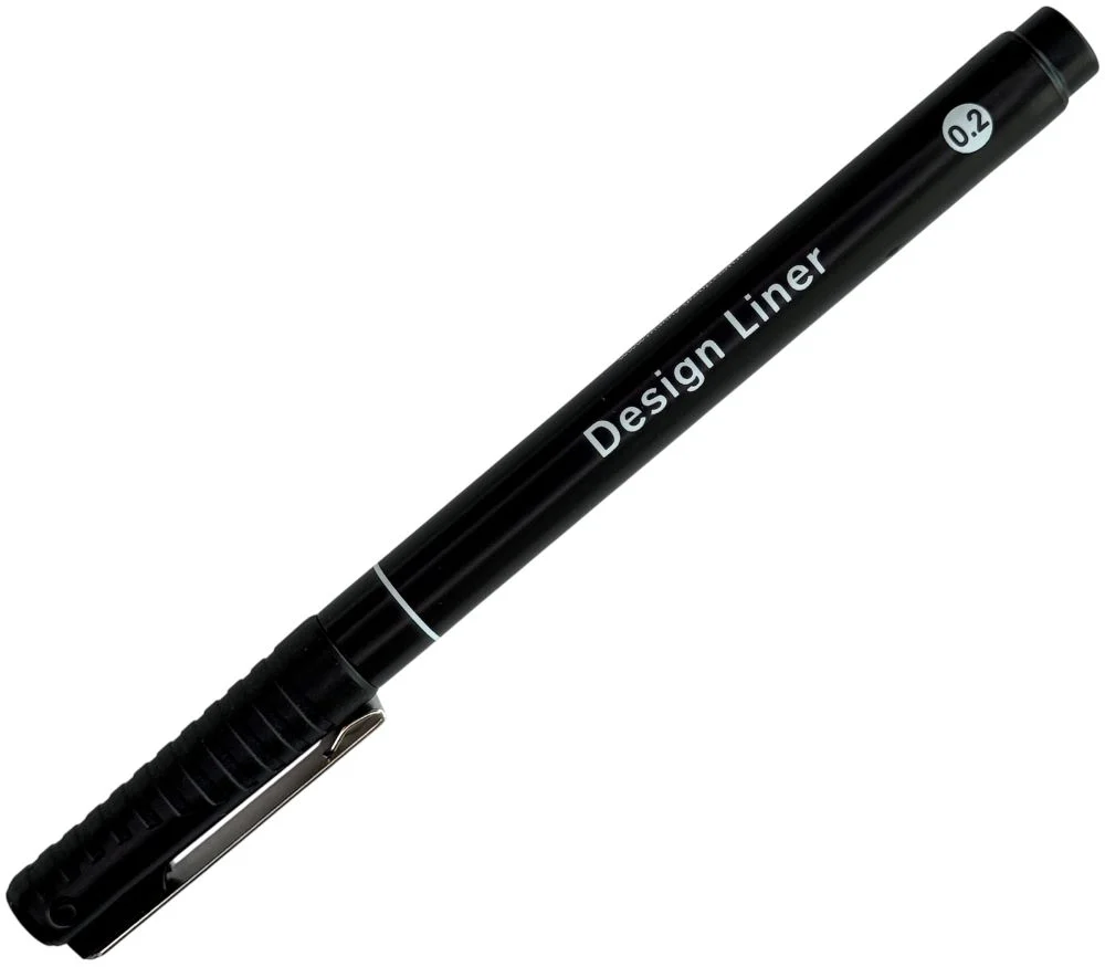 Estilógrafo Desechable  Negro Design Liner MANNY® [Pieza] - Image 9