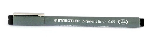 Estilógrafo Desechable  Negro pigment liner Staedtler® [Pieza]