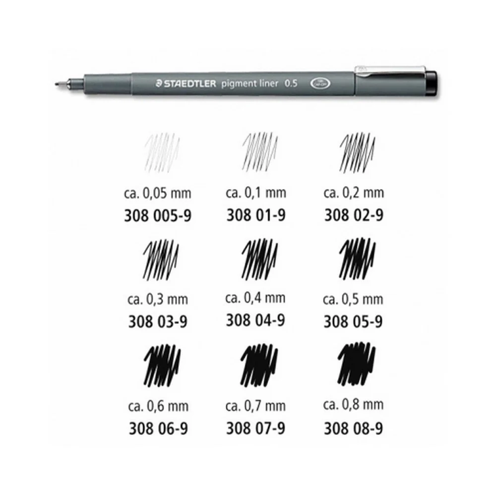 Estilógrafo Desechable  Negro pigment liner Staedtler® [Pieza] - Image 4