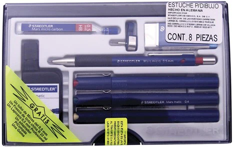 Estilógrafo Estuche Mars® Profesional c/3 .20 .40 .60 Staedtler® 700C613CA MX [Pieza] - Image 4