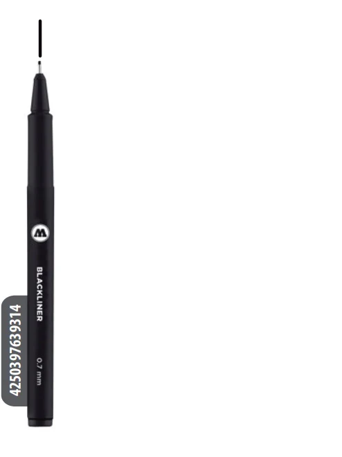 Estilógrafo  Negro Molotow Blackliner MOLOTOW™ [Pieza] - Image 13