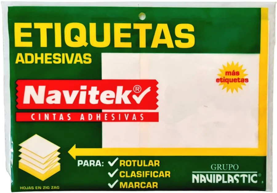 Etiqueta Adhesiva Clásica c/288 Blanco #20 20×100 Navitek® NK-24 [Pieza]