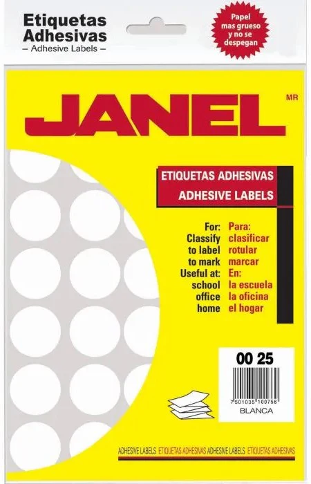 Etiqueta Adhesiva Clásica Janel® [Bolsa] - Image 19