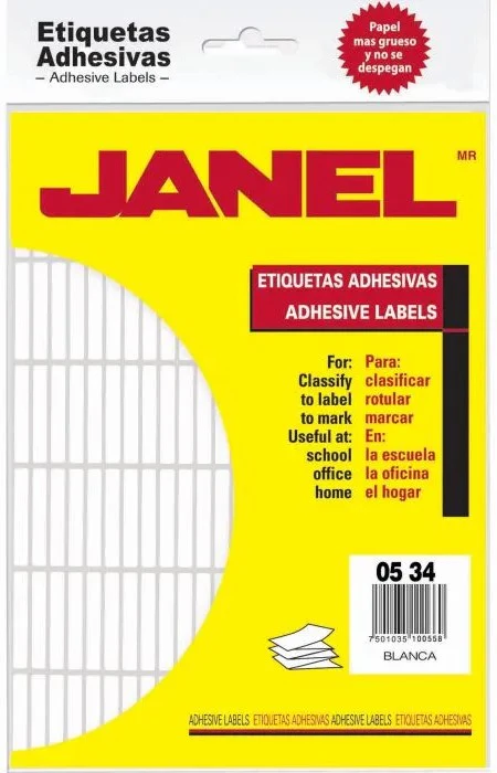 Etiqueta Adhesiva Clásica Janel® [Bolsa] - Image 24