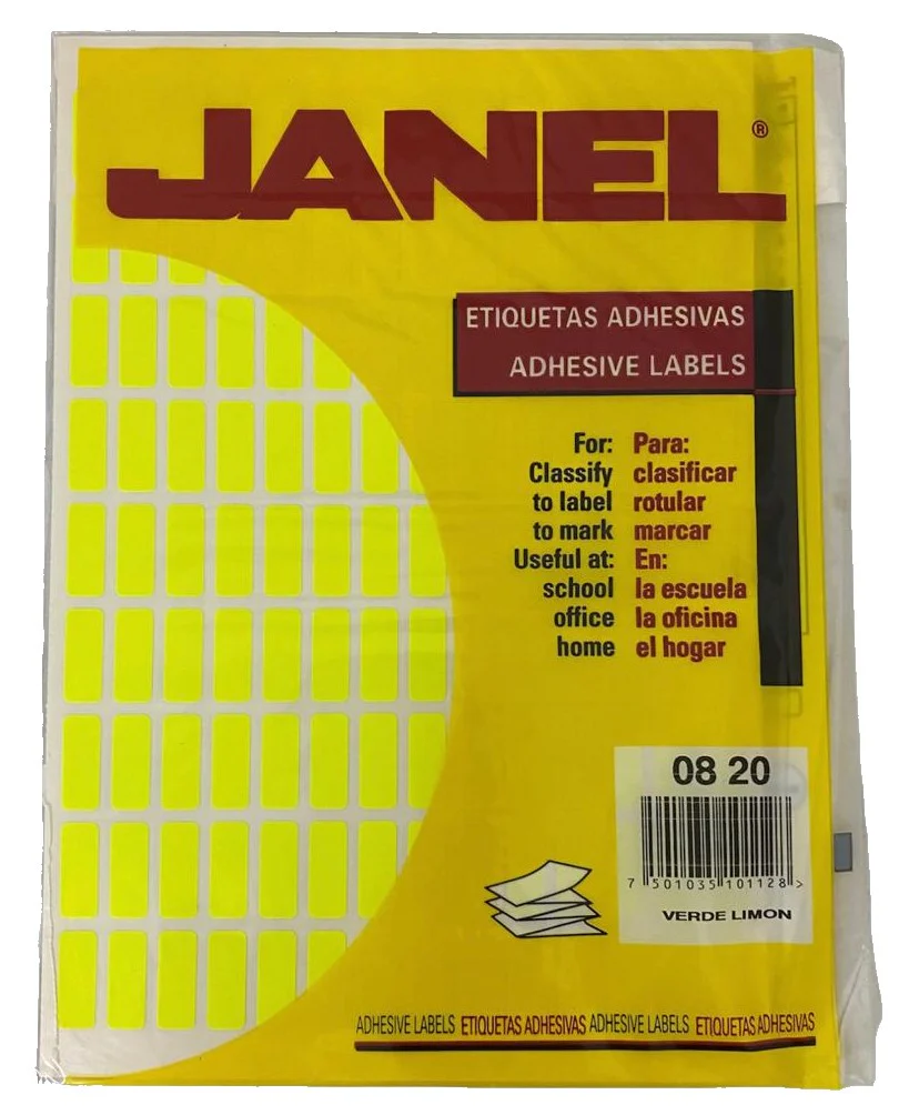 Etiqueta Adhesiva Clásica Janel® [Bolsa] - Image 3
