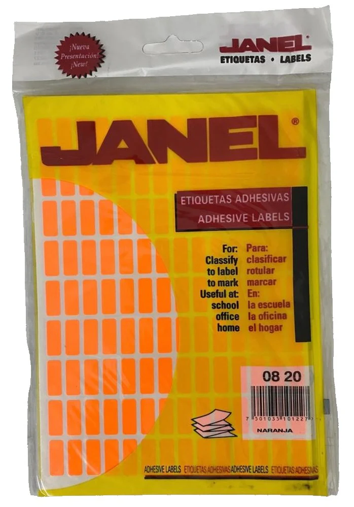 Etiqueta Adhesiva Clásica Janel® [Bolsa] - Image 33