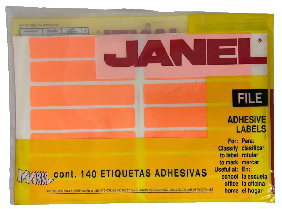 Etiqueta Adhesiva Clásica Janel® [Bolsa] - Image 36