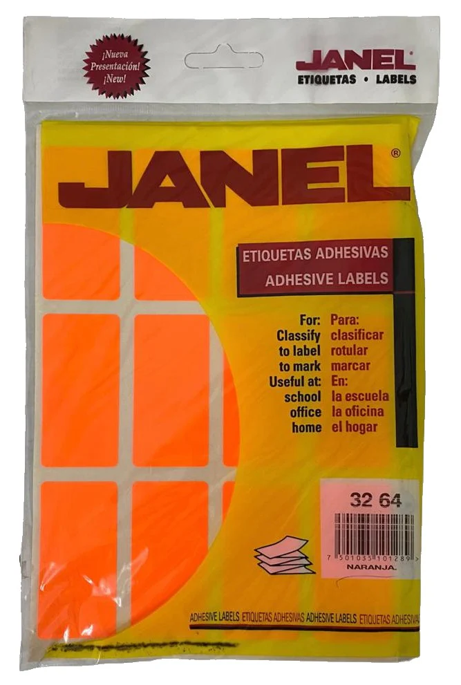 Etiqueta Adhesiva Clásica Janel® [Bolsa] - Image 37