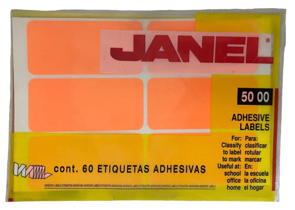 Etiqueta Adhesiva Clásica Janel® [Bolsa] - Image 38