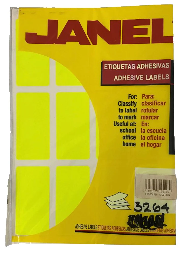 Etiqueta Adhesiva Clásica Janel® [Bolsa] - Image 6