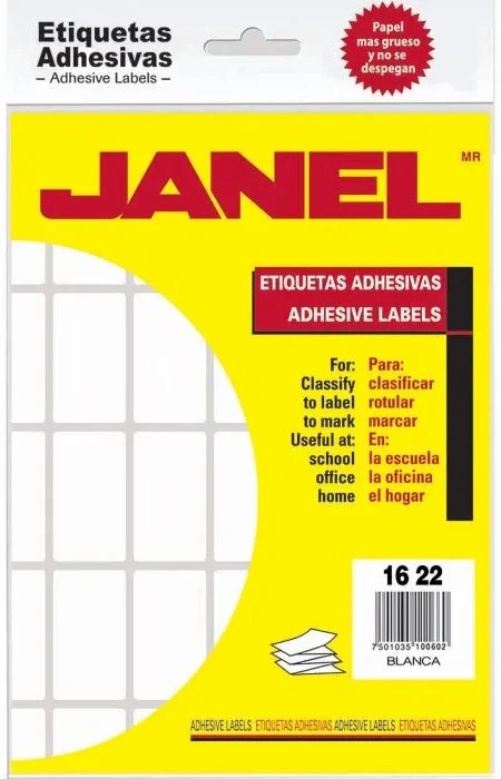 Etiqueta Adhesiva Clásica Janel® [Bolsa] - Image 9