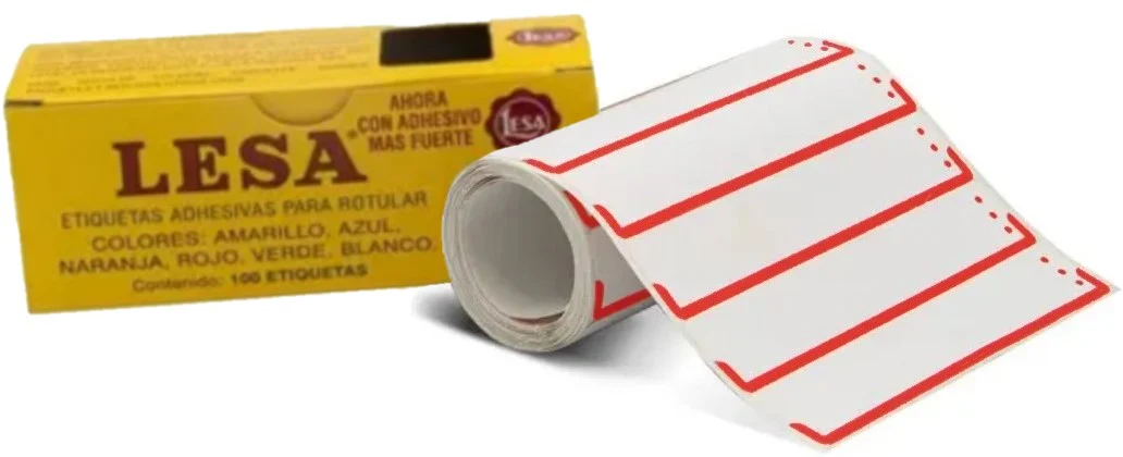 Etiqueta p/Fólder  Rollo  85×17mm  c/100 Lesa® [Pieza] - Image 3