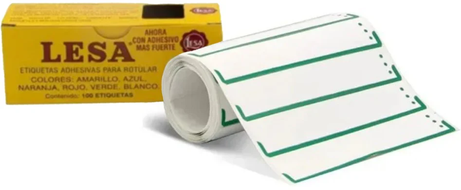 Etiqueta p/Fólder  Rollo  85×17mm  c/100 Lesa® [Pieza] - Image 5