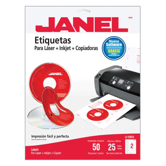 Etiqueta p/Impresora  25hjs Janel® [Sobre] - Image 13
