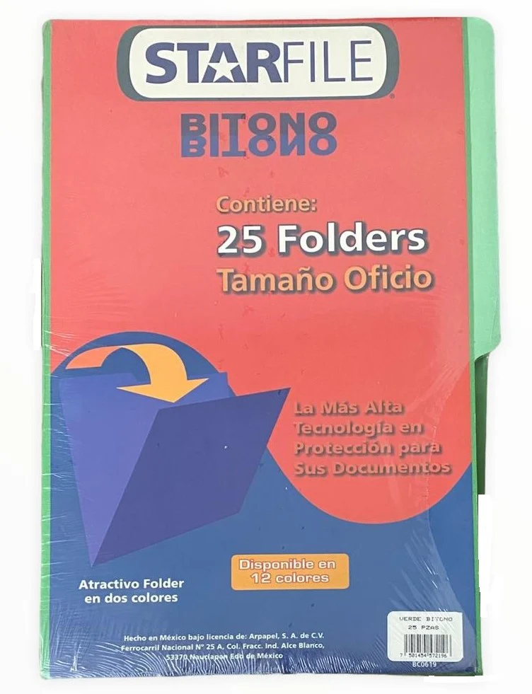 Fólder Bitono Starfile® pack c/25 STARfile® [Paquete] - Image 24