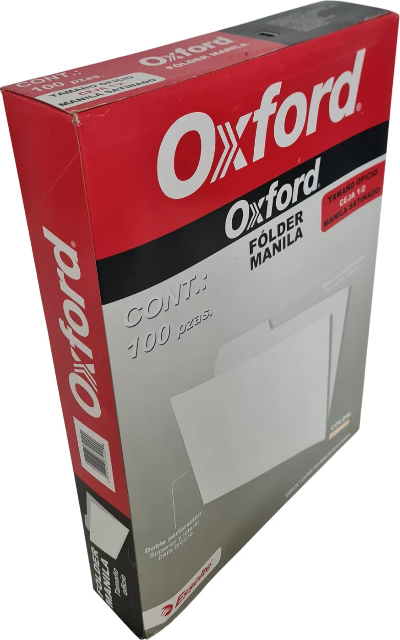 Fólder c/100 Crema Oficio Oxford® M751 1/2 [Caja] - Image 2