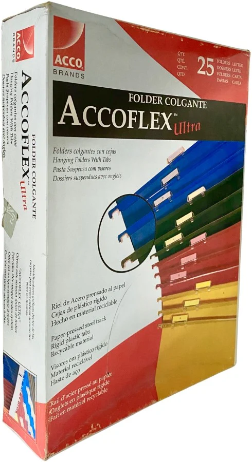 Fólder Colgante Accoflex Ultra c/25 Verde Carta ACCO® 4524 [Caja]