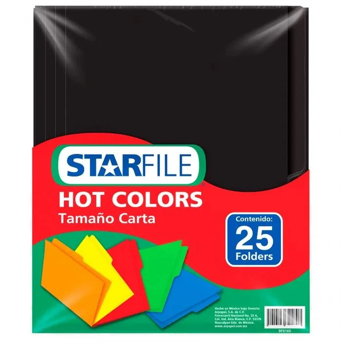 Fólder Color Hot Colors pack c/100 c/25 STARfile® [Caja/Paquete] - Image 4