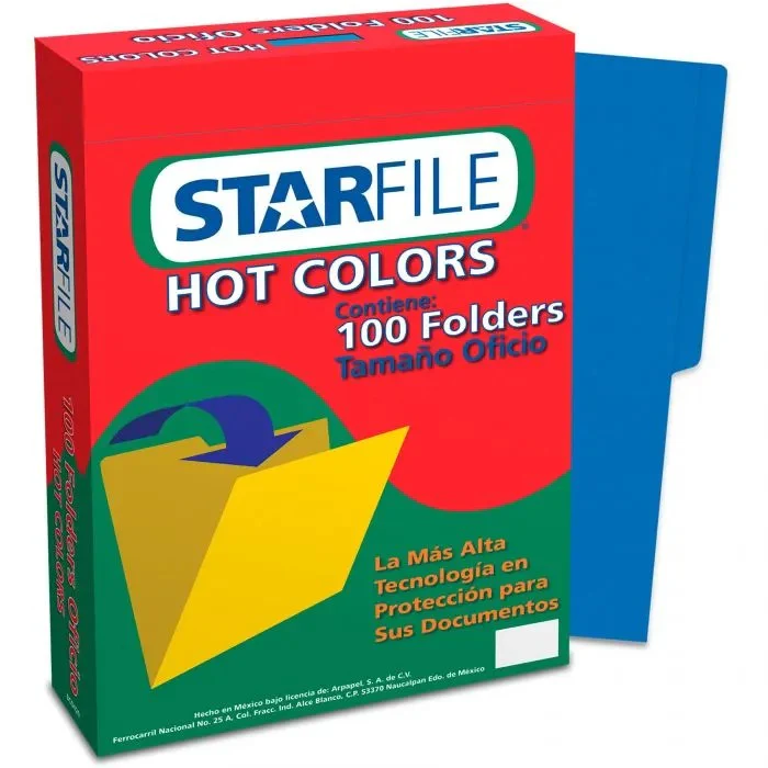 Fólder Color Hot Colors pack c/100 c/25 STARfile® [Caja/Paquete] - Image 8