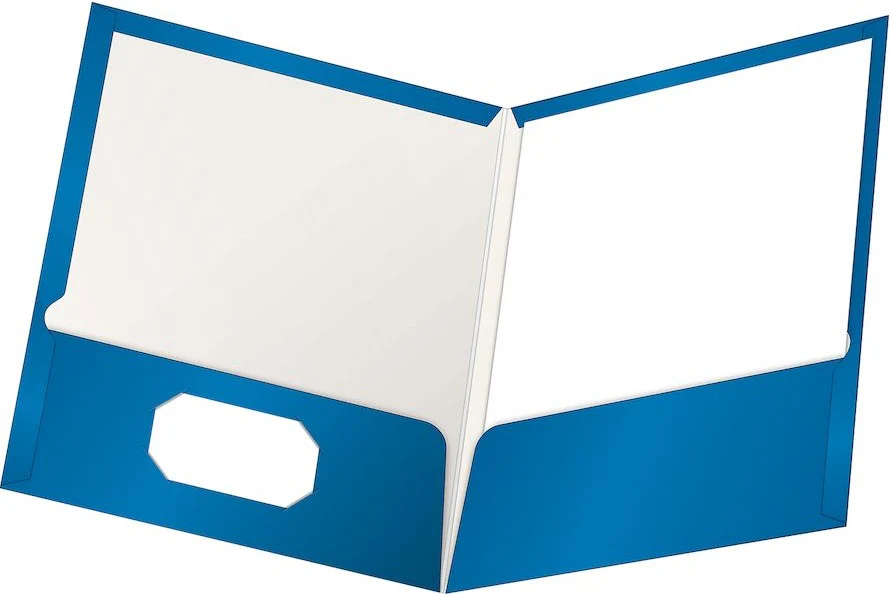 Fólder Doble Solapa 9.5cm  Carta Showfolio Laminado Oxford® [Pieza]