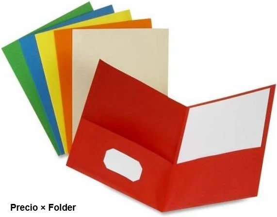 Fólder Doble Solapa  Mate  Carta Cartoncillo Gofrado Oxford® [Pieza] - Image 7