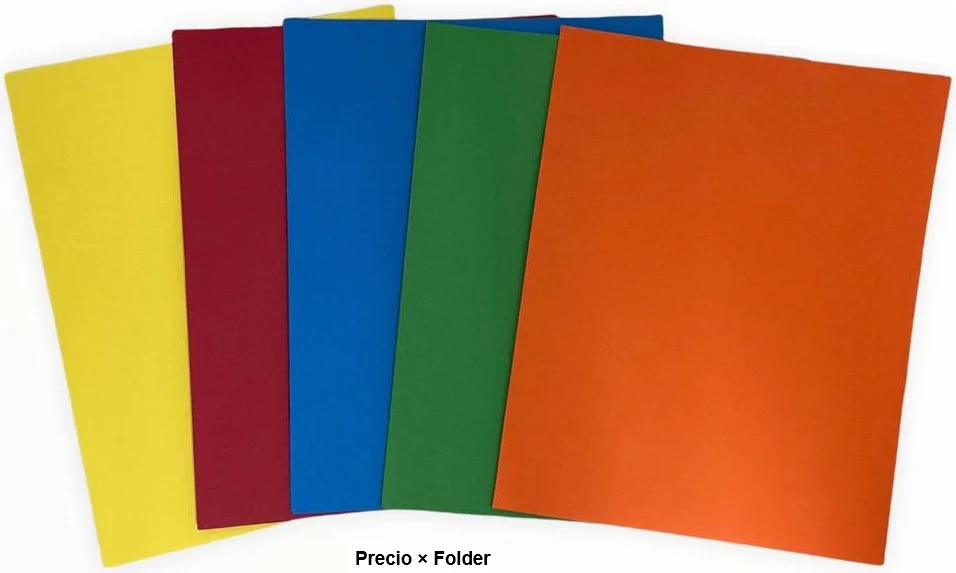 Fólder Doble Solapa  Mate  Carta Cartoncillo Gofrado Oxford® [Pieza] - Image 9