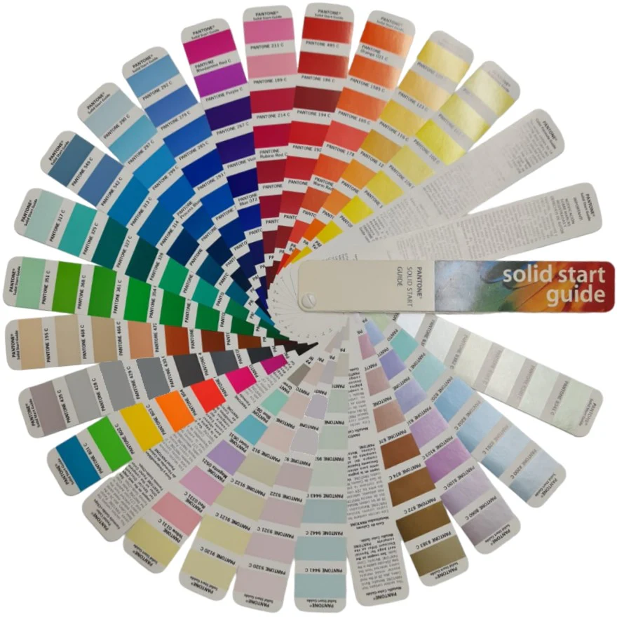 Formulario Pantone® Solid Start Guide 1/Guía Pantone® 9802 [Pieza]