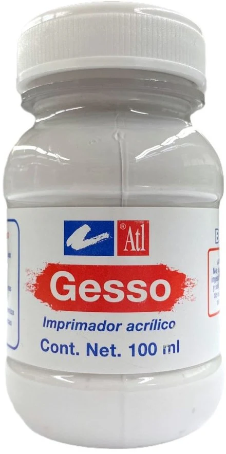 Gesso Imprimador Acrílico Blanco 100ml Atl® [Pieza]