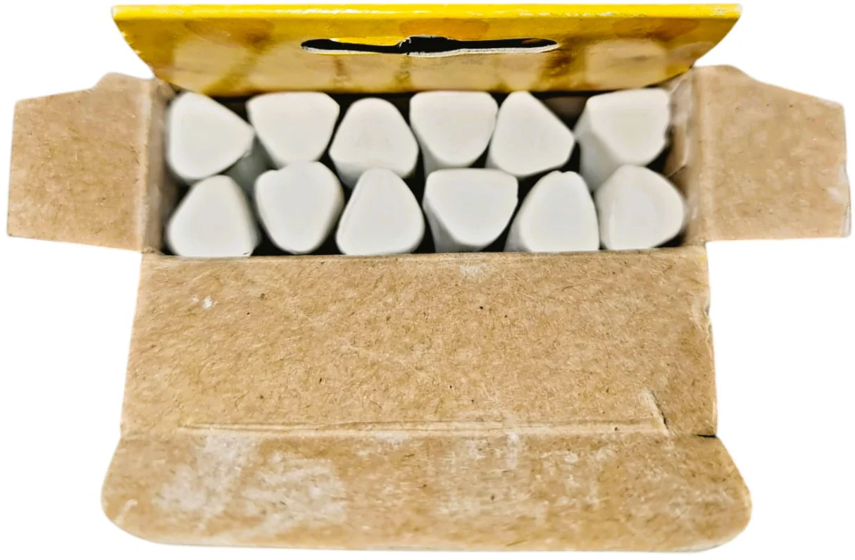 Gis Comprimido Triangular Blanco c/12 Pincelín® [Caja] - Image 4