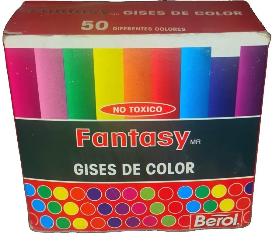 Gis Fantasy Colores c/50 Berol® [Caja]