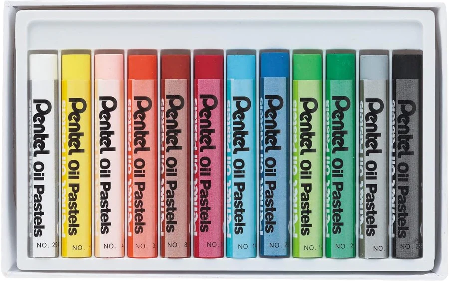 Gis p/Arte  Colores Pastel de Aceite Pentel® [Estuche] - Image 2