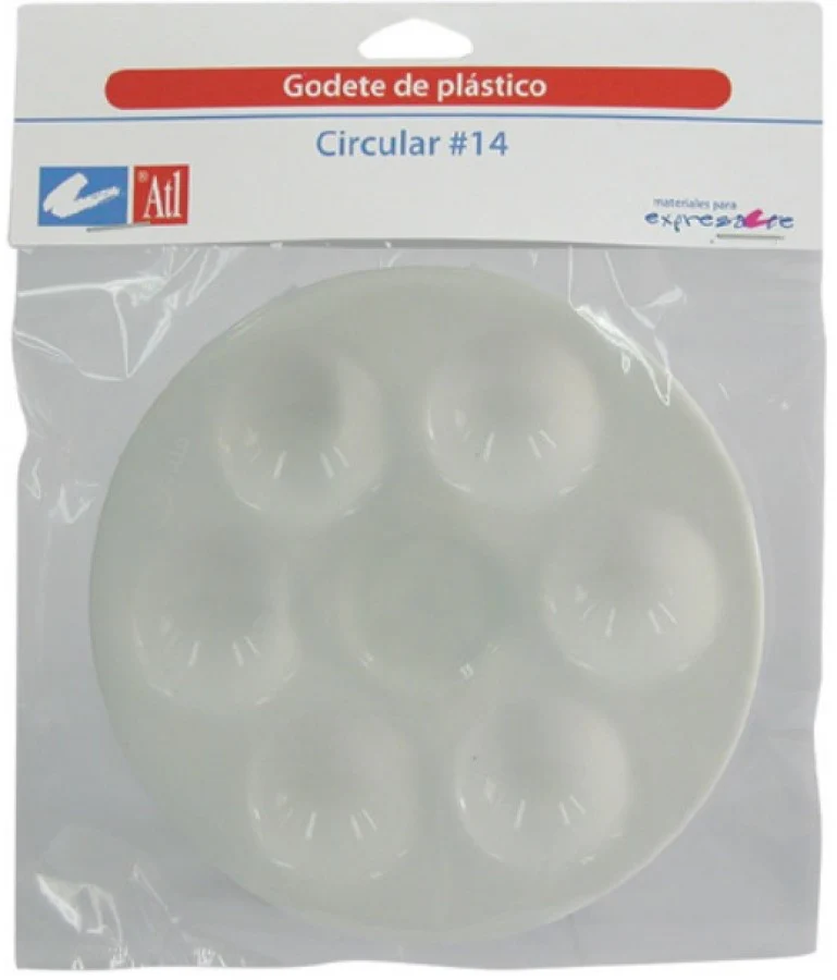 Godete de Plástico Circular 14-Económico 6 Cavidades Ø 13.5cm Alt® [Pieza]