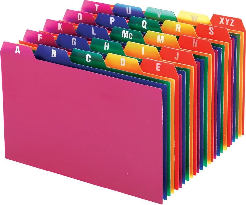 Guía p/Archivo Plástico  c/25  Multicolor Índice A-Z Oxford® [Pieza] - Image 3