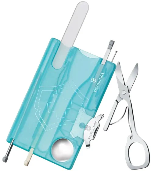 Herramienta Swiss Card Nailcare 13 Usos ice-blueTranslú Victorinox® 0.7240.T21 [Pieza] - Image 2