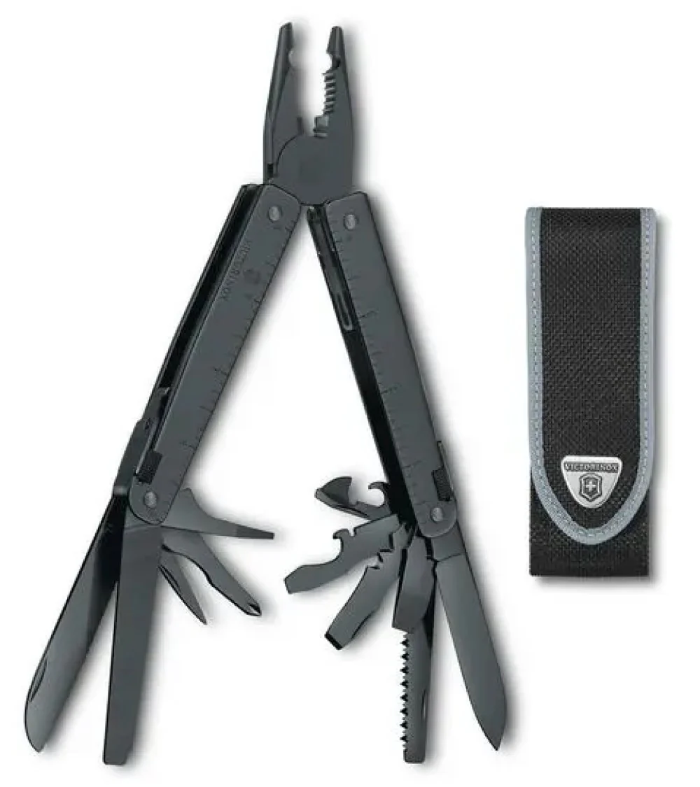 Herramienta Swisstool BS 29 Usos Negro Mate c/FundNylo Victorinox® 3.0323.3CN [Pieza]