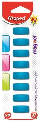 Imanes Fichas Margnéticas Rectangulares c/8 Colores 27mm Maped® 051200 [Pieza]