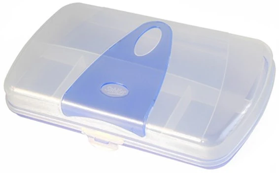 Lapicera Caja Plástica 3d-Oval Colores 23½×14½×7¼ Wacky® 9029W [Pieza]
