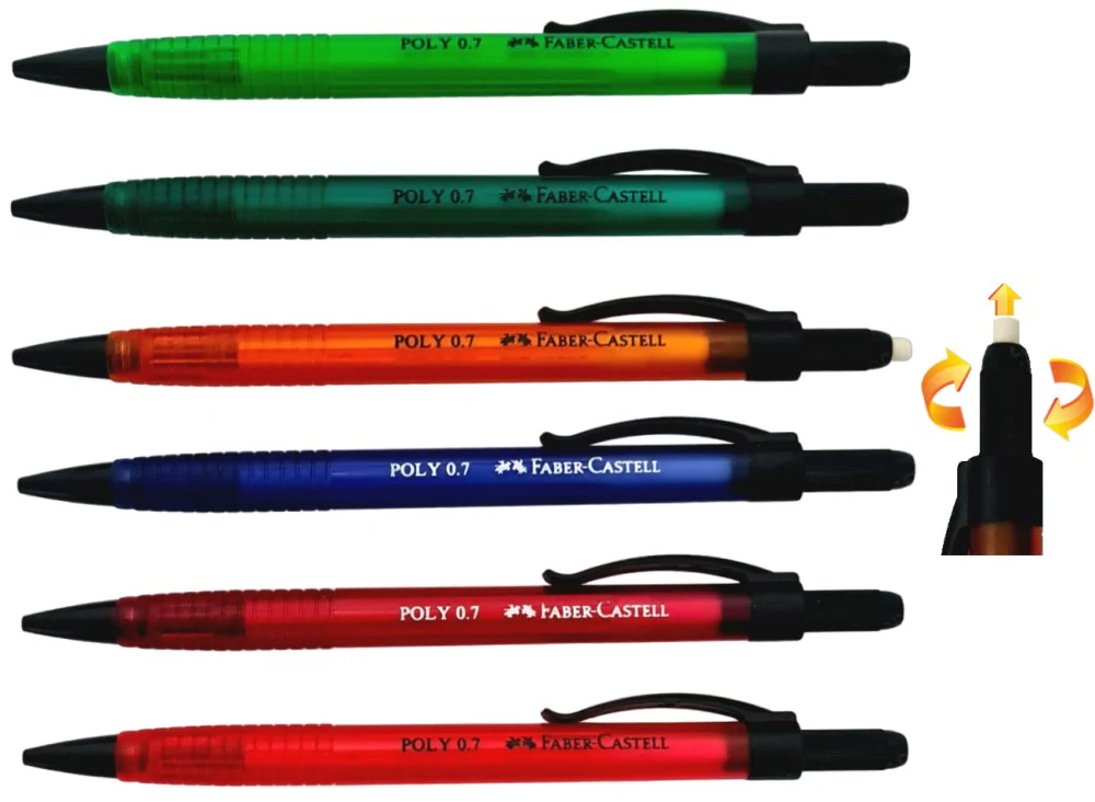 Lapicero Poly ice 0.7mm Colores Faber-Castell® [Pieza]