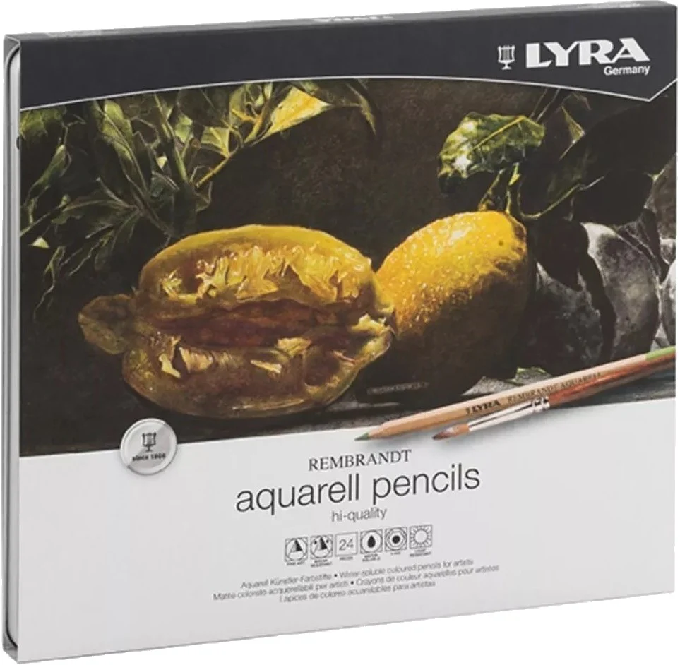 Lápiz p/Arte Acuarelable Rembrandt c/24 EstucheMetálico Lyra® 44716 [Estuche]