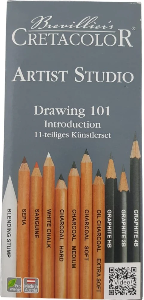 Lápiz p/Arte Artist Studio Drawing 101 c/11 CRETACOLOR® ECC046511 [Estuche]