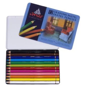 Lápiz p/Arte Crayons Pastel c/12 Colores Conté à Paris® 5443 [Estuche]
