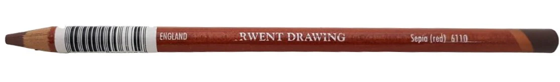 Lápiz p/Arte Derwent Drawing Sepia(RED) 6110 DERWENT® 6110 [Pieza]