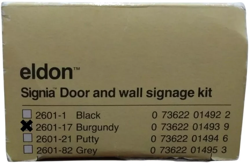 Letrero Personalizable Signia™ para Pared/Puerta Vino 24×4×2cm eldon™ 2601-17 [Pieza] - Image 3