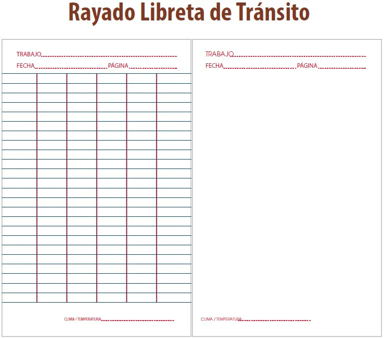 Libreta de Transito 96 hojas 11.3×17cm Estrella® 635 [Pieza] - Image 4