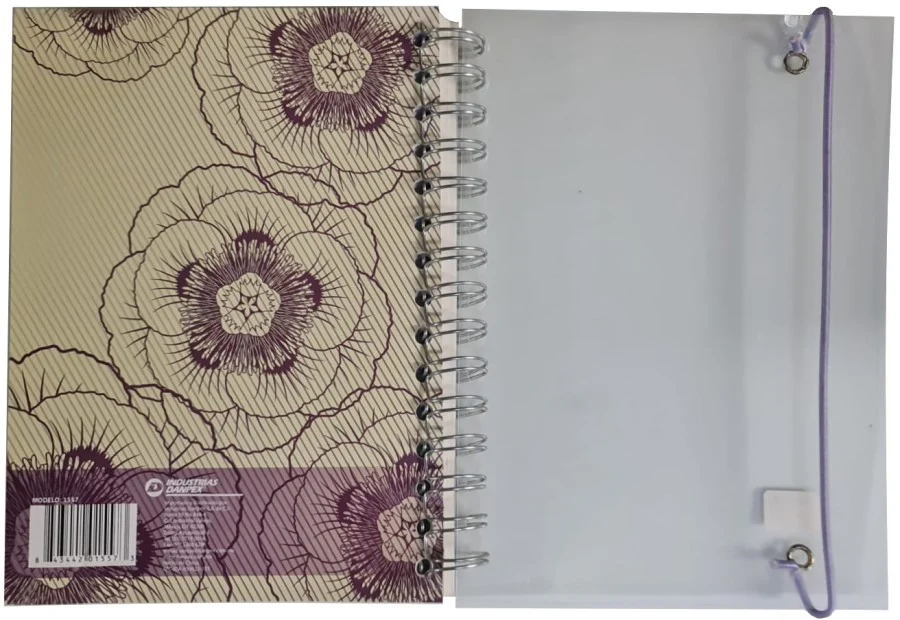 Libreta Pasta Dura Decorada c/Espiral/Cubier 106 hojas Raya Danpex® 1557 [Pieza] - Image 3